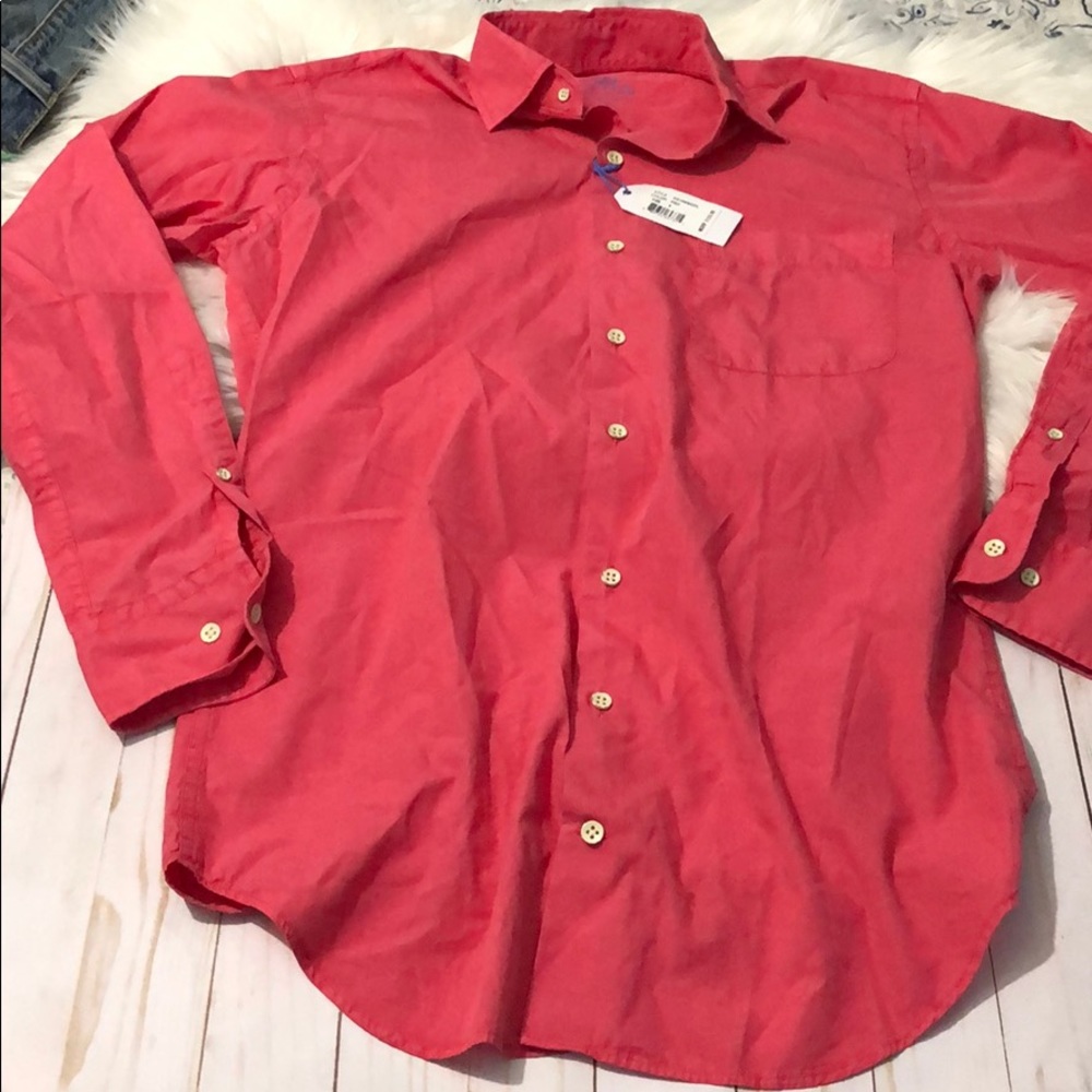 Peter Millar seaside collection coral button down